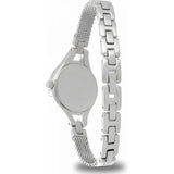 Emporio Armani Classic Quartz Black Dial Silver Steel Strap Watch For Women - AR7328