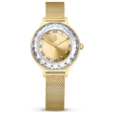 Swarovski Octea Nova Analog Gold Dial Gold Mesh Strap Watch for Women - 5649993