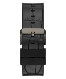 Guess Edge Chronograph Black Dial Black Leather Strap Watch For Men - GW0492G1