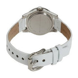 Marc Jacobs Blade White Dial White Leather Strap Watch for Women - MBM1097