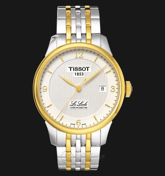 Tissot Ballade Powermatic 80 Chronometer Silver Dial Two Tone Steel Strap Watch For Men - T108.408.22.037.00