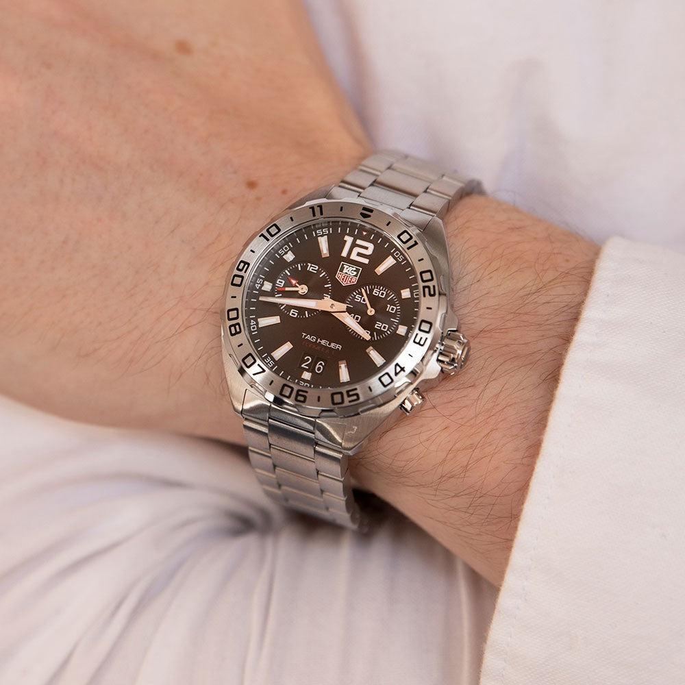 Tag Heuer Formula 1 Quartz Black Dial Watch For Men - WAZ1112.BA0875