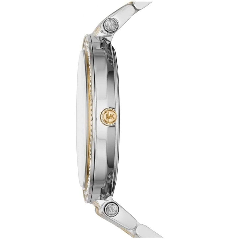 Michael Kors Darci Quartz Blue Dial Two Tone Steel Strap Watch For Women - MK3401