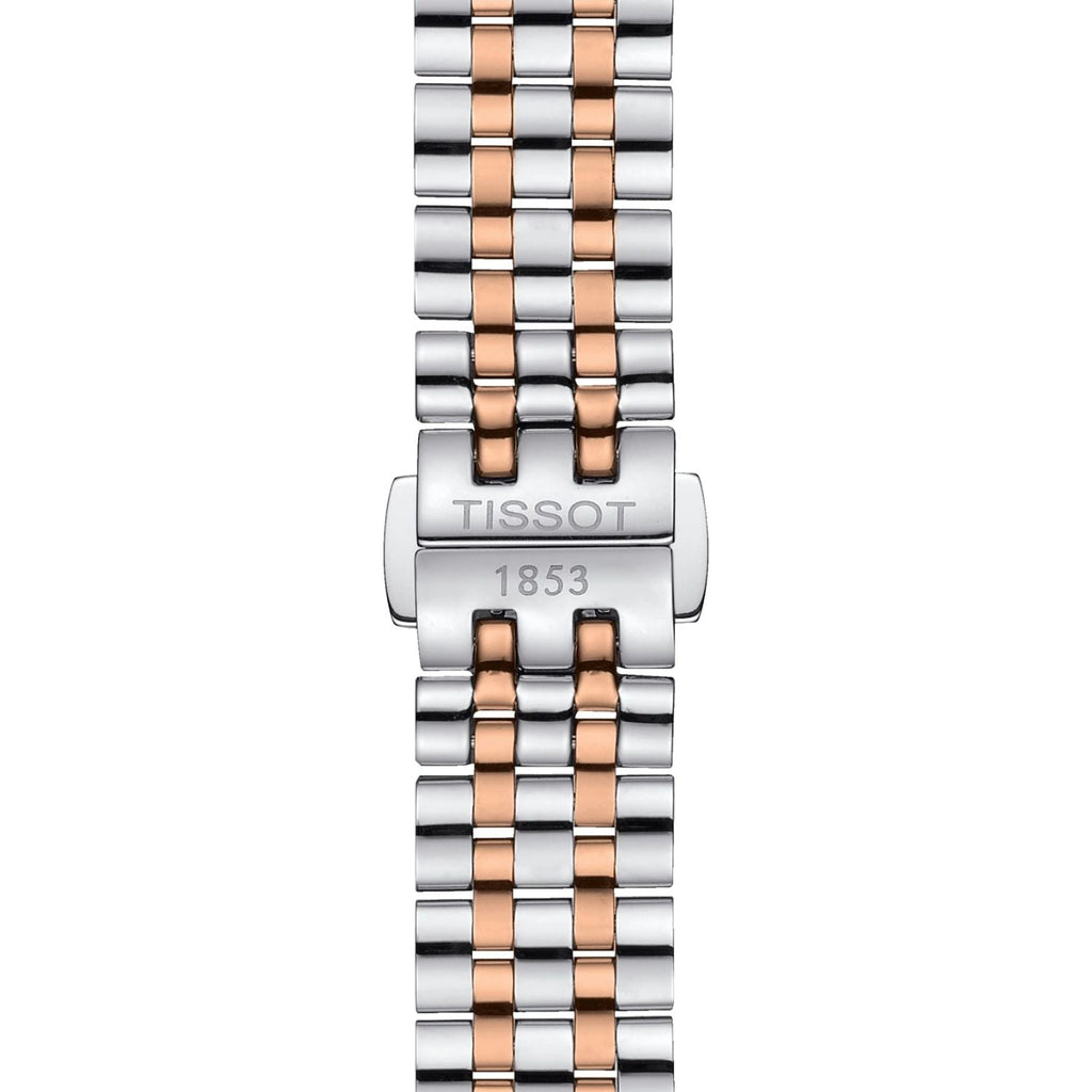 Tissot T Classic Carson Premium 30 White Dial Two Tone Steel Strap Watch for Women - T122.207.22.031.01