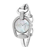 Gucci Horsebit Collection Diamonds Mother of Pearl Dial Silver Steel Strap Watch For Women - YA139505