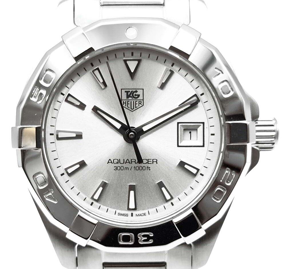 Tag Heuer Aquaracer Professional 200 Quartz White Dial Silver Steel Strap Watch for Women - WBP1411.BA0622