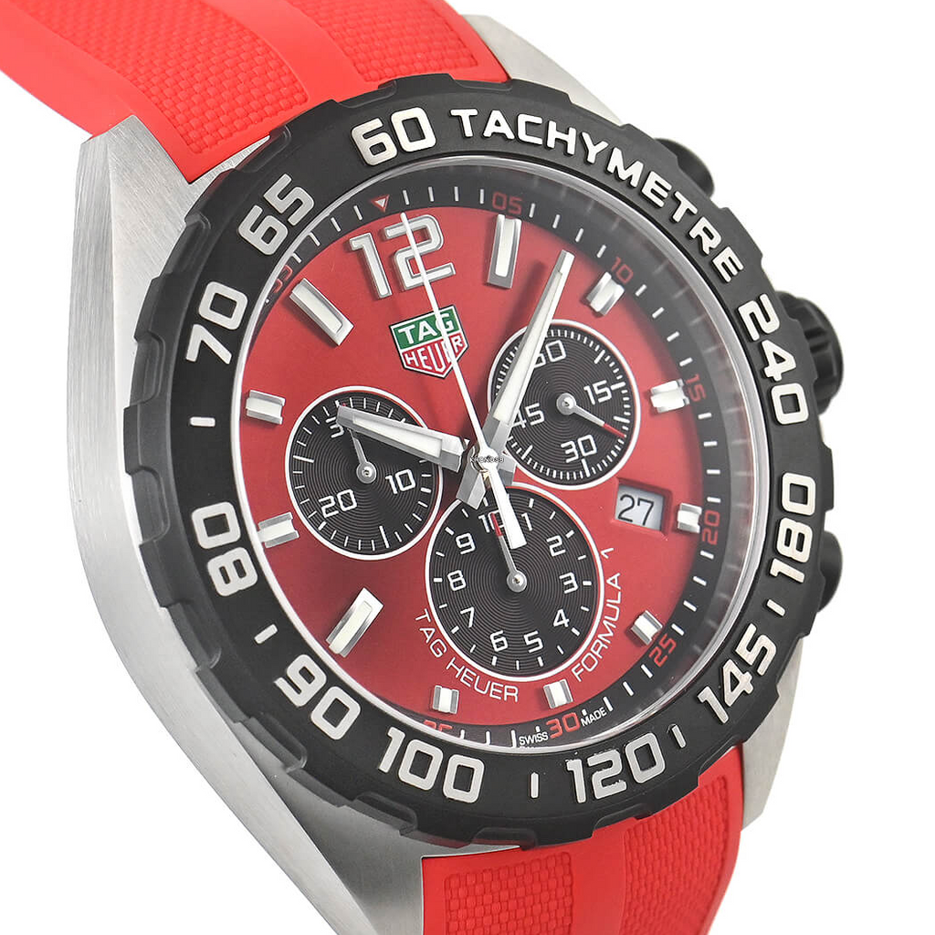 Tag Heuer Formula 1 Red Dial Watch for Men - CAZ101AN.FT8055