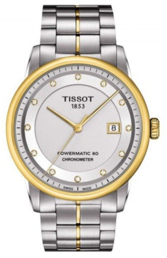 Tissot Luxury Powermatic 80 Silver Dial Silver Steel Strap Watch For Men - T086.408.22.036.00