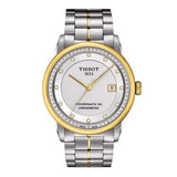 Tissot Luxury Powermatic 80 Silver Dial Silver Steel Strap Watch For Men - T086.408.22.036.00