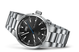 Oris Williams Day Date Black Dial Silver Steel Strap Watch for Men - 0173577404154-0782450S