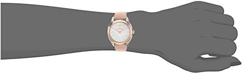 Emporio Armani Valeria Quartz White Dial Beige Leather Strap Watch For Women - AR11031