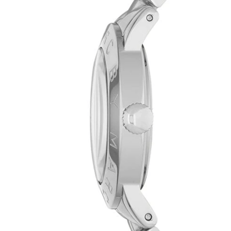 Marc Jacobs Amy Blue Dial Silver Steel Strap Watch for Women - MBM3272