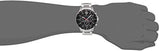 Tommy Hilfiger Luke Chronograph Black Dial Silver Steel Strap Watch for Men - 1791104