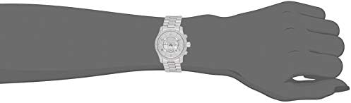 Michael Kors Runway Chronograph Quartz Silver Dial Silver Steel Strap Watch For Women - MK5574