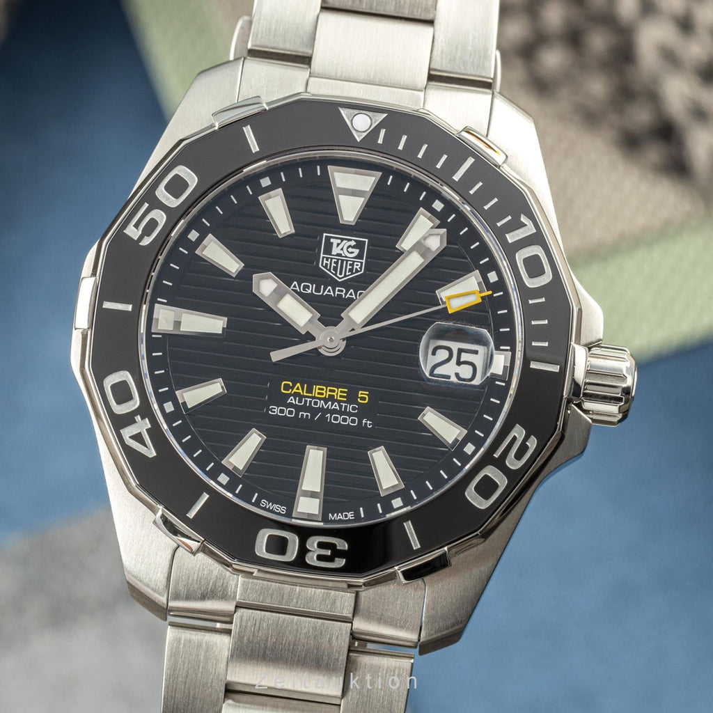 Tag Heuer Aquaracer Black Dial Watch for Men - WAY211A.BA0928