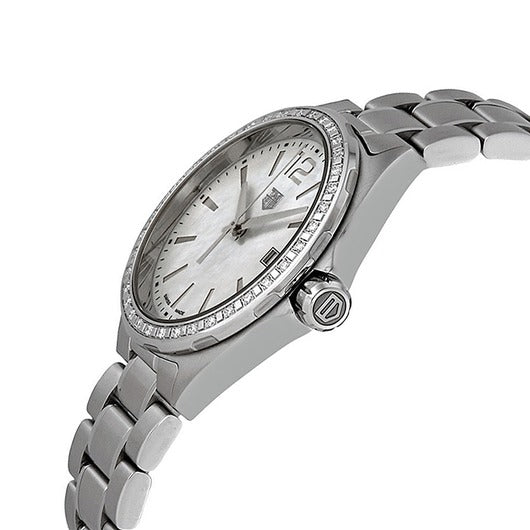 Tag Heuer Formula 1 Quartz Diamonds Mother of Pearl Dial Silver Steel Strap Watch for Women - WBJ131A.BA0666