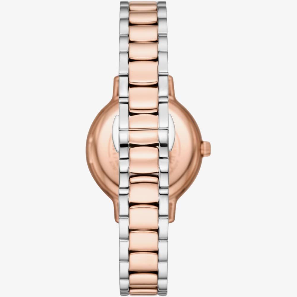 Emporio Armani Cleo Mother of Pearl Dial Two Tone Steel Strap Watch For Women - AR11499