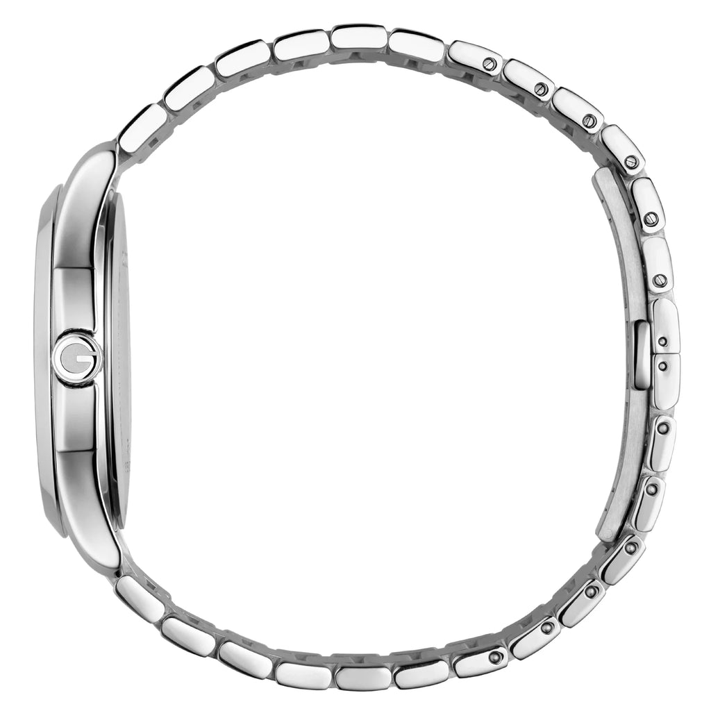 Gucci G Timeless Blue Dial Silver Steel Strap Watch For Men - YA126440