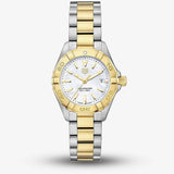 Tag Heuer Aquaracer Mother of Pearl Dial Two Tone Steel Strap Watch for Men - WBD1420.BB0321