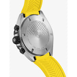 Tag Heuer Formula 1 Chronograph Yellow Dial Yellow Rubber Strap Watch for Men - CAZ101AM.FT8054