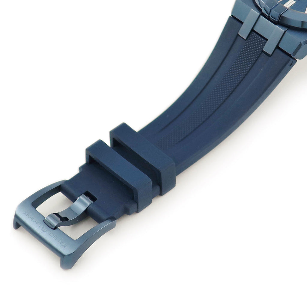 Maurice Lacroix Automatic PVD Limited Edition Blue Dial Blue Silicon Strap Watch For Men - AI6007-PVC00-430-4