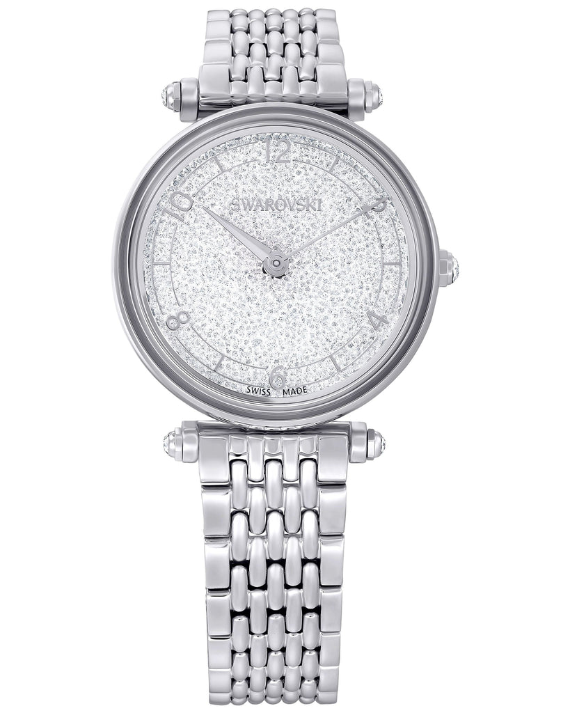 Swarovski Crystalline Wonder Silver Dial Silver Steel Strap Watch for Women - 5656929