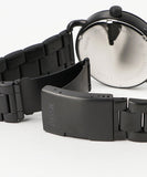 Fossil The Commuter Brown Dial Black Steel Strap Watch for Men - FS5277