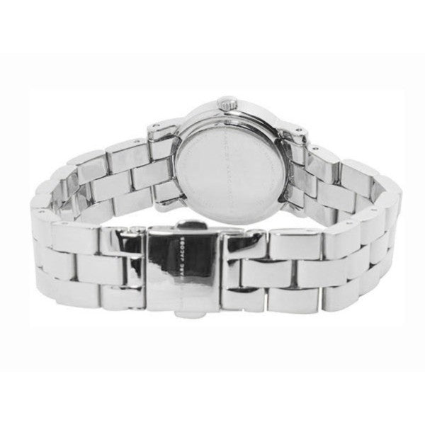 Marc Jacobs Amy Red Dial Silver Steel Strap Watch for Women - MBM3335