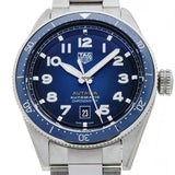 Tag Heuer Autavia Automatic Blue Dial Silver Steel Strap Watch for Men - WBE5116.EB0173