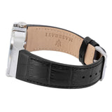 Maserati Potenza Automatic Black Dial Black Leather Strap Watch For Men - R8821108038