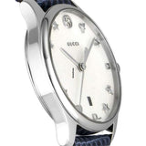 Gucci G-Timeless Signature Mother of Pearl Star Dial Blue Watch For Women - YA126588