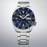 Seiko 5 Sports Automatic Blue Dial Silver Steel Strap Watch for Men - SRPK97K1