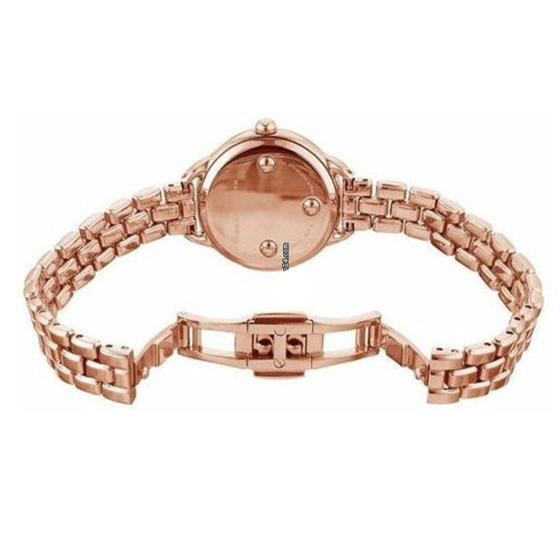 Marc Jacobs Betty White Dial Rose Gold Steel Strap Watch for Women - MJ3496