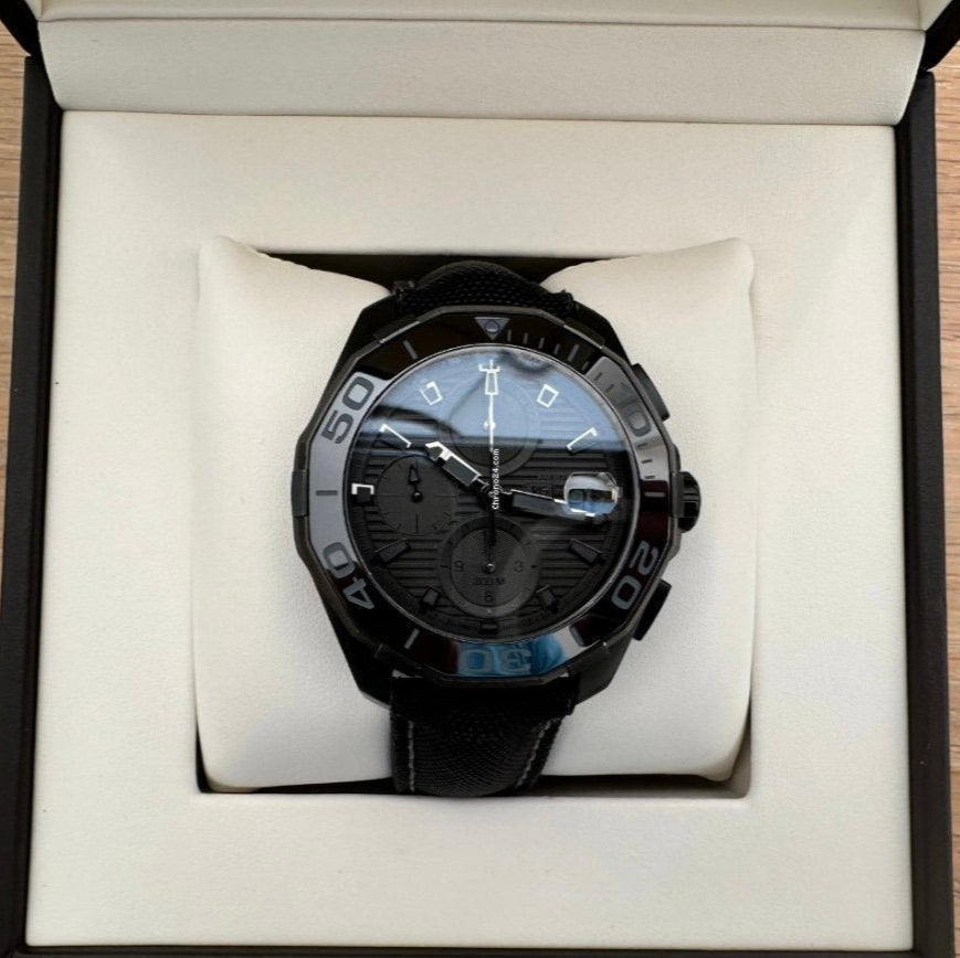 Tag Heuer Aquaracer Grey Titanium Dial Watch for Men - CAY218B.FC6370