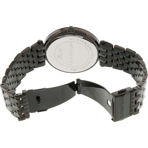 Michael Kors Darci Black Dial Black Steel Strap Watch for Women - MK3337