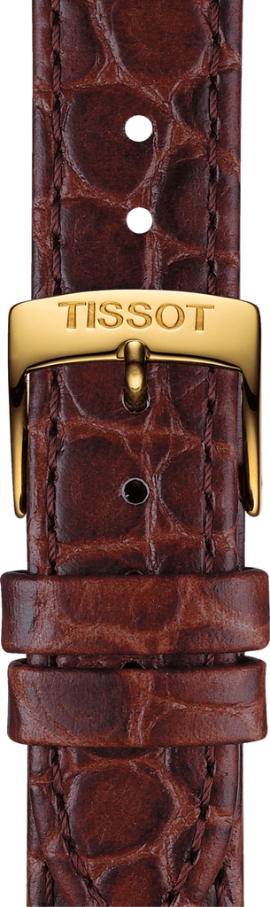 Tissot Everytime Desire Small White Dial Maroon Leather Strap Watch For Women - T109.210.36.031.00