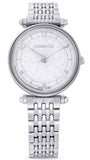 Swarovski Crystalline Wonder Silver Dial Silver Steel Strap Watch for Women - 5656929