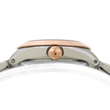 Marc Jacobs Peeker Silver Dial Two Tone Steel Strap Watch for Women - MBM3375