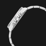 Guess Sol Chronograph Crystals Multicolor Dial Silver Steel Strap Watch For Women - GW0483L1