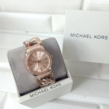 Michael Kors Nini Quartz Crystals Rose Gold Dial Rose Go Watch For Women - MK3236