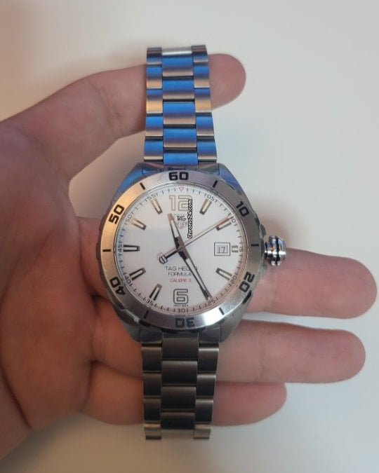 Tag Heuer Formula 1 White Dial Watch for Men - WAZ2114.BA0875