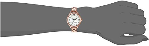Marc Jacobs Betty Mother of Pearl White Dial Rose Gold Steel Strap Watch for Women - MJ3511