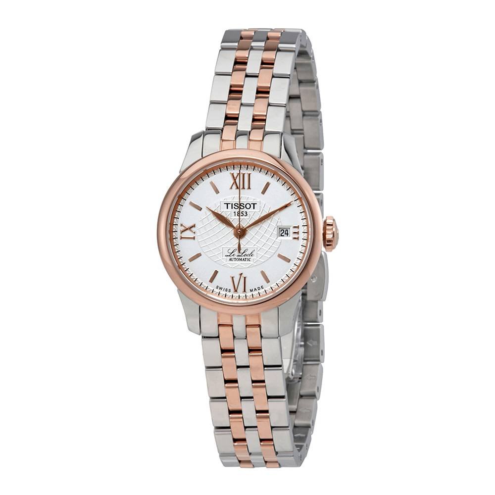 Tissot Le Locle Automatic Small Lady Silver Dial Two Tone Steel Strap Watch For Women - T41.2.183.33