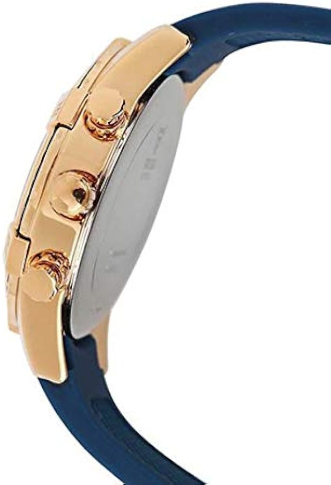 Guess Analog Quartz Blue Dial Blue Rubber Strap Watch For Women - W0562L3