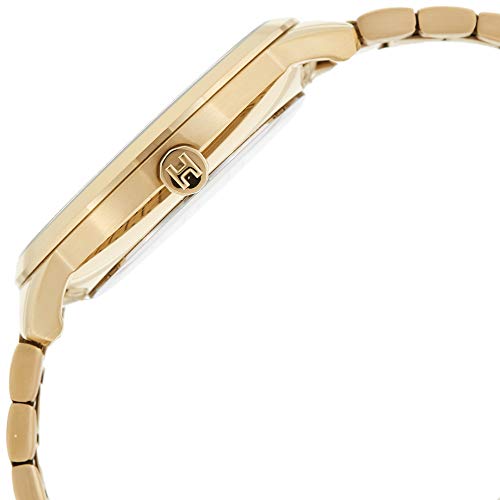 Tommy Hilfiger Hunter White Dial Gold Steel Strap Watch for Men - 1791609