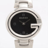 Gucci Guccisima Quartz Black Dial Silver Steel Strap Watch For Women - YA134501