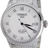 Tissot T Classic Le Locle Automatic White Dial Silver Steel Strap Watch For Men - T41.1.483.33