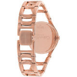 Calvin Klein Class Brown Dial Rose Gold Steel Strap Watch for Women - K6R2362K
