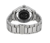 Armani Exchange Hampton Chronograph Grey Dial Silver Steel Strap Watch For Men - AX2405