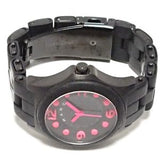 Marc Jacobs Pelly Black Dial Black Silicone Strap Watch for Women - MBM2543